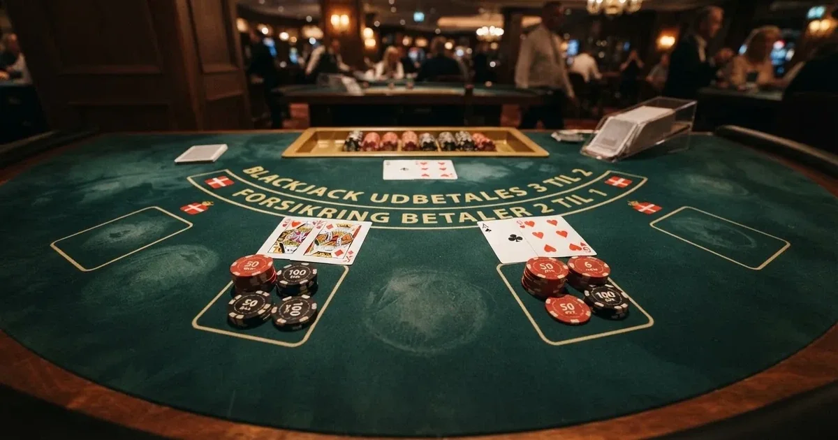 Bedste blackjack casinoer i Danmark 2026 — licens, regler og vilkår